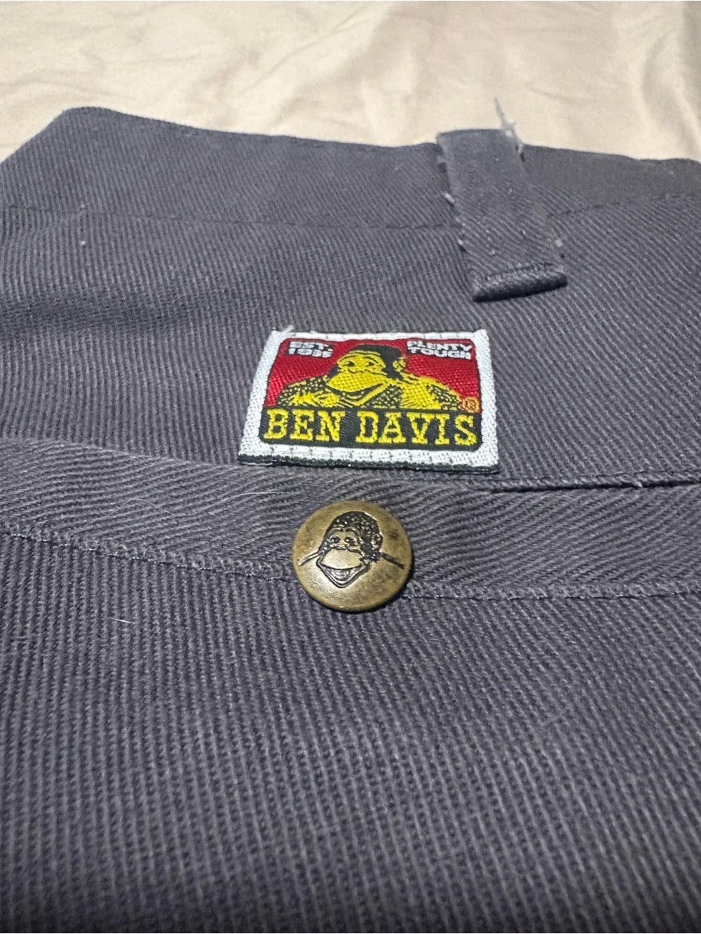 Ben Davis Men's Navy Flat-Front Shorts